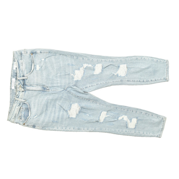 Judy Blue Women's Plus Size 18W Skinny Fit Light Wash Jeans Blue Cotton Blend - Picture 1 of 8